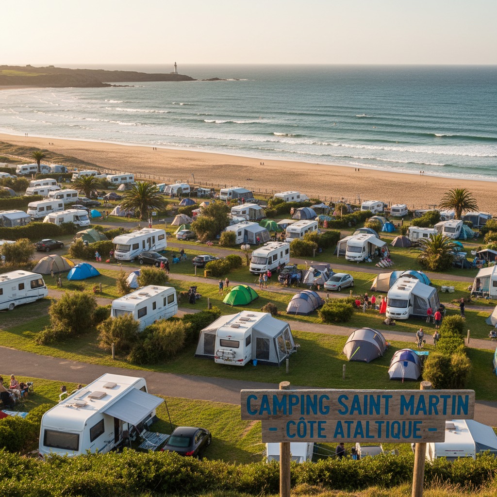 campingplatz Saint Martin an der französischen Atlantikküste